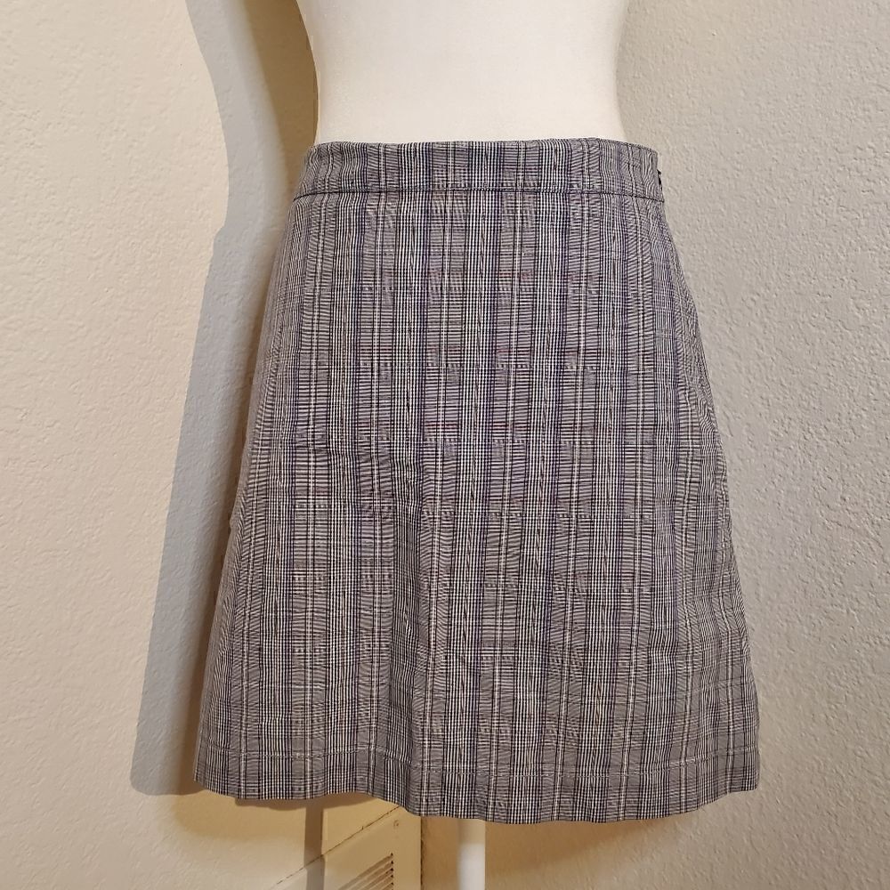 Cutter& Buck gray plaid skort 6